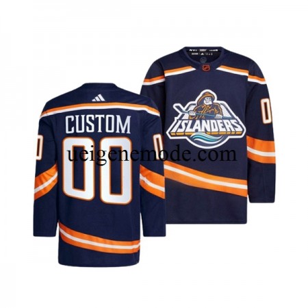Herren New York Islanders CUSTOM Eishockey Trikot Adidas 2022-2023 Reverse Retro Marine Authentic